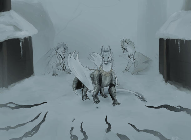 Fullbody Painting + Background + Prop Characters